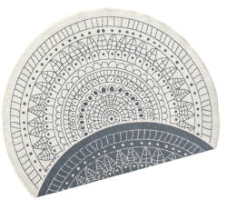 Hanse Home Сив и кремав килим за открито, ø 200 cm Porto - NORTHRUGS (103143-200)