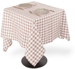 Tiseco Home Studio Памучна покривка за маса 150x150 cm Gingham - Tiseco Home Studio (9674PINK)