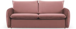 Cosmopolitan Design Розов кадифен разтегателен диван 214 cm Vienna - Cosmopolitan Design (COS_3SF_51_F1_VIENNA3)