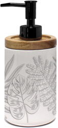 Douceur d'intérieur Бял керамичен диспенсър за сапун 46 ml Amber - douceur d'intérieur (1801912)