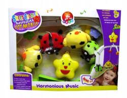 Harmonious Music Zenélő forgó Plüss csibe és katica, felhúzós