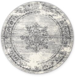 Hanse Home Сиво-кремав кръгъл килим ø 160 cm Gloria Lydia - Hanse Home (106254-160)