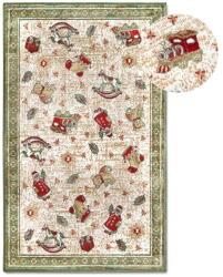 Villeroy & Boch Зелен килим с коледен мотив със смес от памук 50x80 cm Toy's Delight Green Christmas - Villeroy&Boch (106218-50x80)