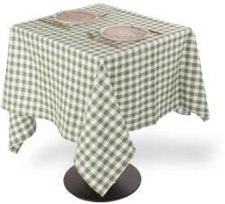 Tiseco Home Studio Памучна покривка за маса 150x250 cm Gingham - Tiseco Home Studio (9675GREENOLIVE)