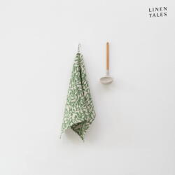 Linen Tales Ленена кърпа за съдове 45x65 cm Evergreen Damask - Linen Tales (LT-KT-45x65-NEGD)
