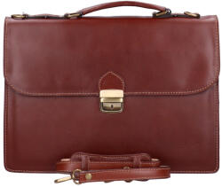 Max Moda Aktatáska 1721 Bőr 1 rekeszes világos barna közepes