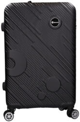 Benzi 5753 M fekete közepes méretű bőrönd