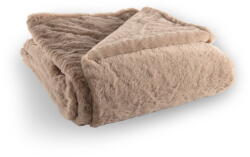 Tiseco Home Studio Кафяво одеяло от изкуствена кожа 150x200 cm Ruby - Tiseco Home Studio (3611TAUPE)