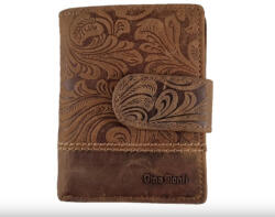 Gina Monti Franciska valódi bőr női pénztárca barna Gina Monti RFID (fr-2365-brown)