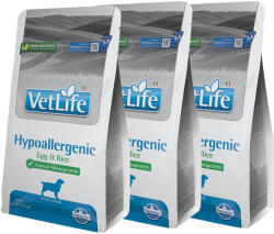 Vet Life Vet Life Dog Hipo Egg and Rice 3x2kg