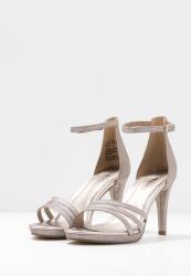 Tamaris Ezüst Klasszikus Magassarkú Szandál Csillámos Fényes Tamaris 40 (S60368-135)