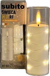 Subito Láng hatású led gyertya 15 cm 5, 5 cm Subito 359 fehér (ŚWIECA LED 359)