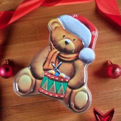  Maci formájú fém díszdoboz