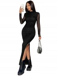 Shein Testhezálló Kényelmes Női Ruha Fekete 40/42 1DH