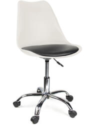 Klubfotel Forgós irodai forgószék ALBA - fehér/fekete