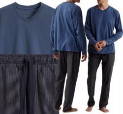 Atlantic Meleg férfi pizsama Atlantic puha és kényelmes hosszú ujjú NMP-389 M