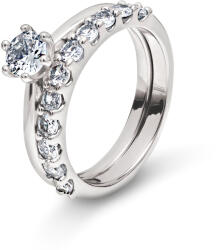 Tchibo - Gyűrűszett - nő - méret 19 - ezüst