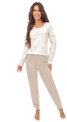 Donna Sandi long női pizsama, bézs, XL