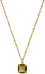 Tchibo - Nyaklánc zöldesbarna üvegkristály kővel - zöld