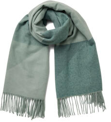 Tchibo - Mintás szövött sál rojtokkal - zöld