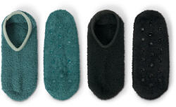 Tchibo - 2 pár házicipő zokni - nő - méret 39-42 - fekete