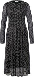 Tchibo - Női mesh midiruha - nő - méret XL 48/50 - fekete/mintás