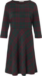 Tchibo - Kockás jacquard ruha - nő - méret L 44/46 - zöld/jacquard