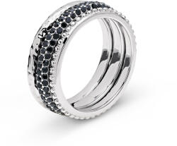 Tchibo - /Fekete gyűrűszett - nő - méret 19 - fekete