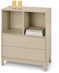 Tchibo - Két fiókos magas komód - bézs