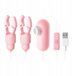 Night Fantasy Vibrációs Mellbimbó Csat Szívó Funkcióval, Usb Tápellátással (0371_01F067)