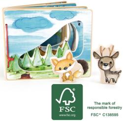 Small Foot Interaktív fa lapozgató könyv - Erdei állatok (11234)