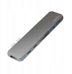 LogiLink Dokkoló Állomás LogiLink Usb C Hub 7 port Thunderbolt 3 Hdmi Pd 100W (UA0302)