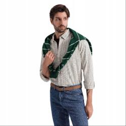 Ombre Regular Fit csíkos pamut férfi ing bézs V1 OM-SHOS-0170 L