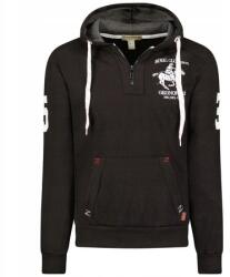 Geographical Norway Geo Norway Férfi Sport Pulóver, kapucnis, fekete, pamut, divatos (WW4783H/GNO-Black)