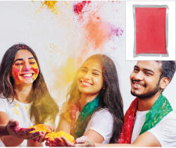 Fiestas Guirca Fesztivál por, Holi Heart, piros, 200 gr