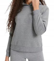 sinsay Szürke Klasszikus Pamut Kapucnis Pulóver Sima Hosszú Ujjú Xs