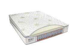 INFINIZA King Ortopéd Matrac - 7 zónás táskarugós szállodai matrac, levehető cipzáros huzat 160x200x25cm