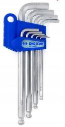 KING TONY Hex Imbuszkulcs Hosszú 1/16"-5/64" golyós 9db King Tony 20129SR (20129SR)