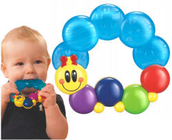 Hola Szenzoros rágóka csörgővel, vizes, Montessori, logopédiai babáknak (Gryzak wodny)