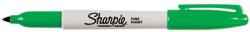 Sharpie Alkoholos marker, 1 mm, kúpos, SHARPIE Fine Point, zöld (SR810960)