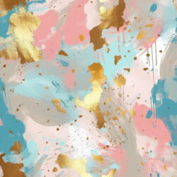 Takoy Téli softshell ekrü báránybundával arany rózsaszínű márvány - az anyag hosszában nyomtatott minta