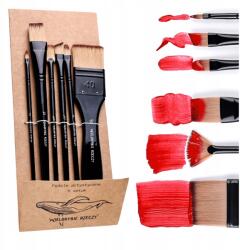 Wielorybie Rzeczy Festőecsetek Művészi Festékekhez Akrilfestékekhez 6db-os Készlet (5906118430416)