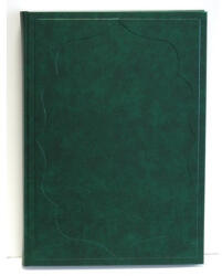 Vendégkönyv A/4 160 lapos sima zöld - papir-bolt