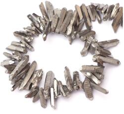  Cuart Aura Gri Neregulat Fatetat 13-30 x 4-7 mm - Liniste Mentala si Aliniere Energetica