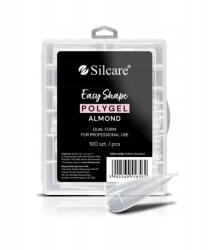 Silcare Formák Műköröm hosszabbító sablonok mandula 100 db (5902560556582)
