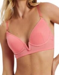 sinsay Rózsaszín Plunge Sima Merevítős Melltartó 75D Merevítőkkel