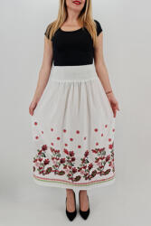 Magazin Traditional Fusta lunga stilizata cu motive florale