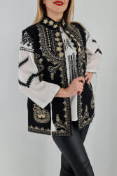 Magazin Traditional Vesta brodata cu model traditional Ania 4 - magazintraditional - 169,00 RON