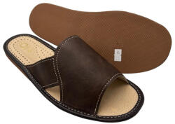  Klasszikus férfi papucs, 46-os méret | barna