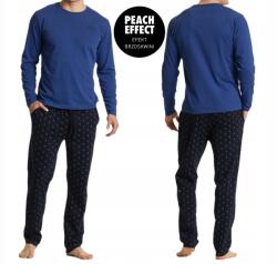 Atlantic Férfi pamut pizsama hosszú nadrág és póló NMP-360 XXL